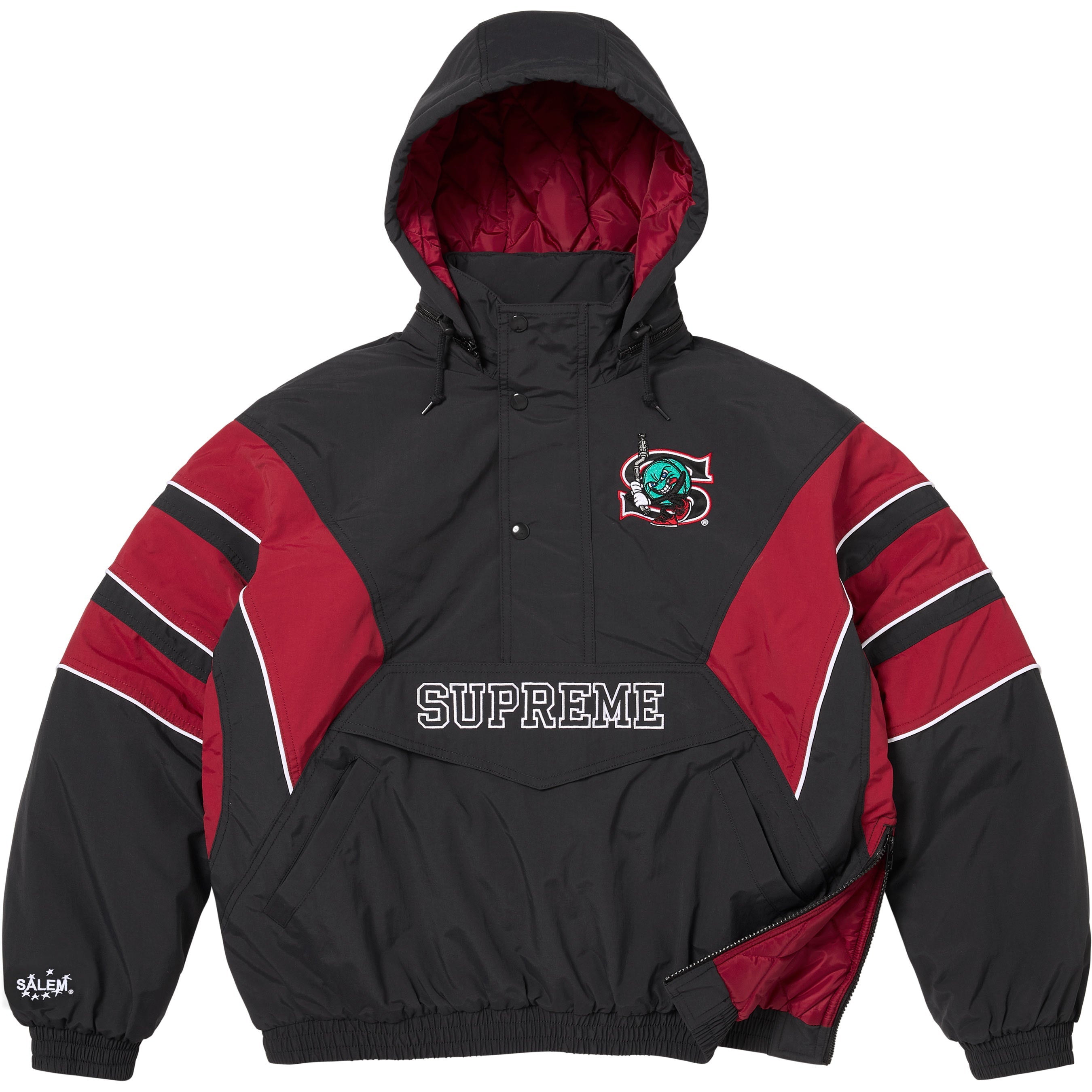 Supreme/SALEM Half Zip Stadium Jacket view 10